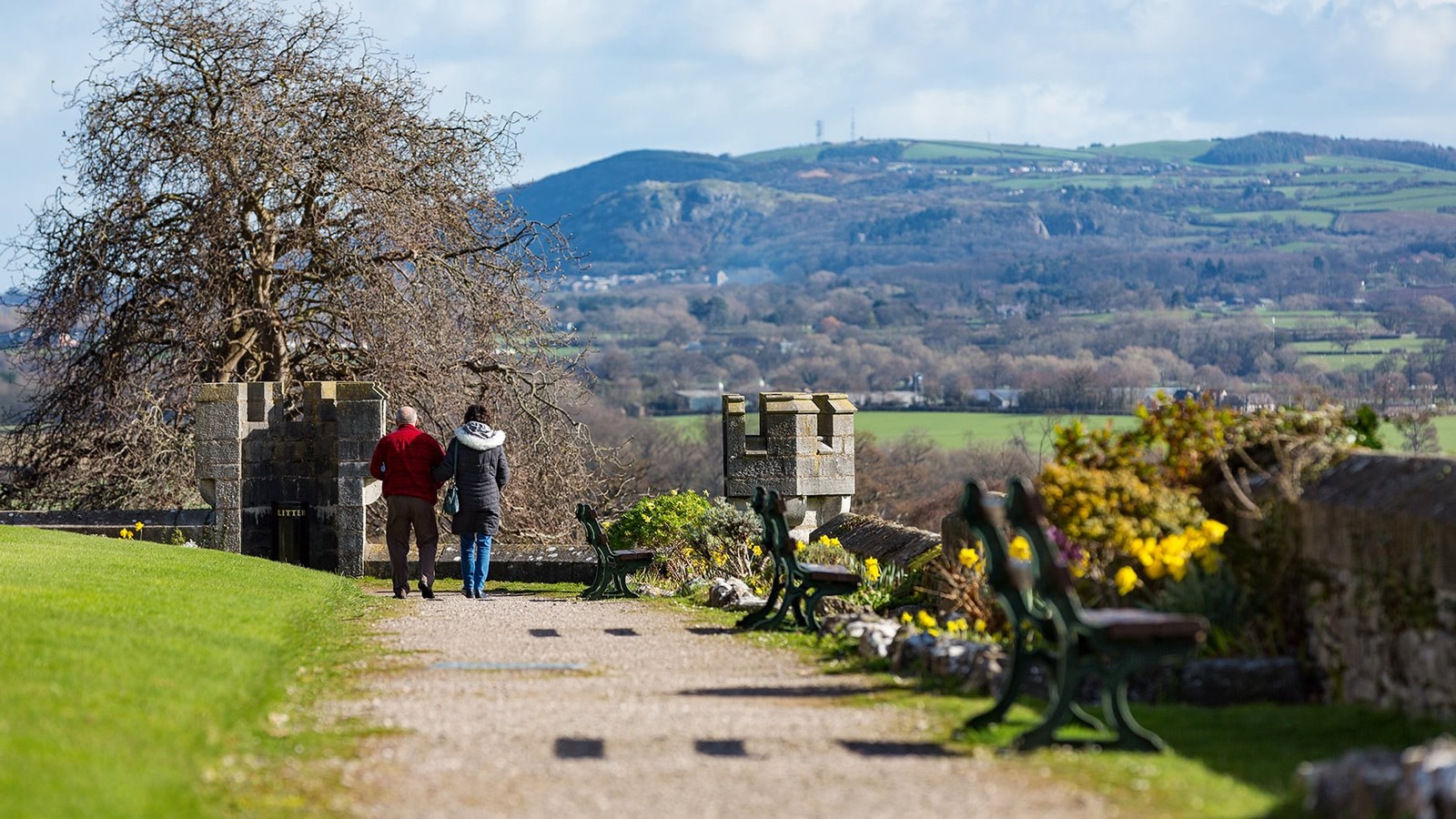 Wander the grounds of Bodelwyddan Castle and let the rolling Clwydian Hills of the Welsh countryside captivate your senses.