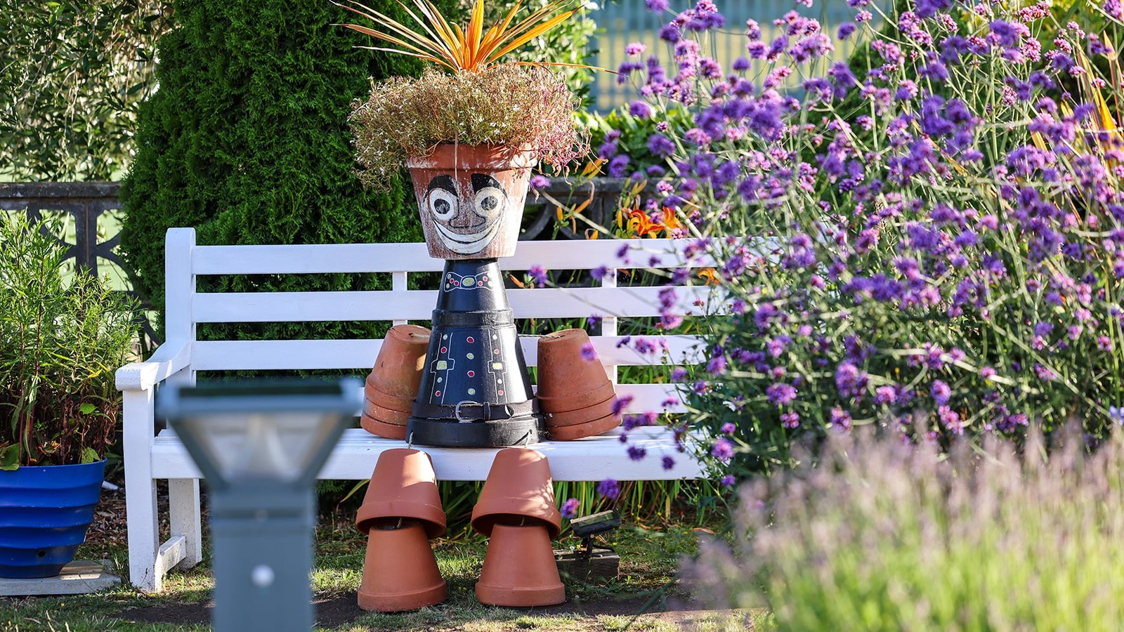 Looking for a new buddy? This cheerful plant-pot figure is a great listener and enjoys hearing all your stories.