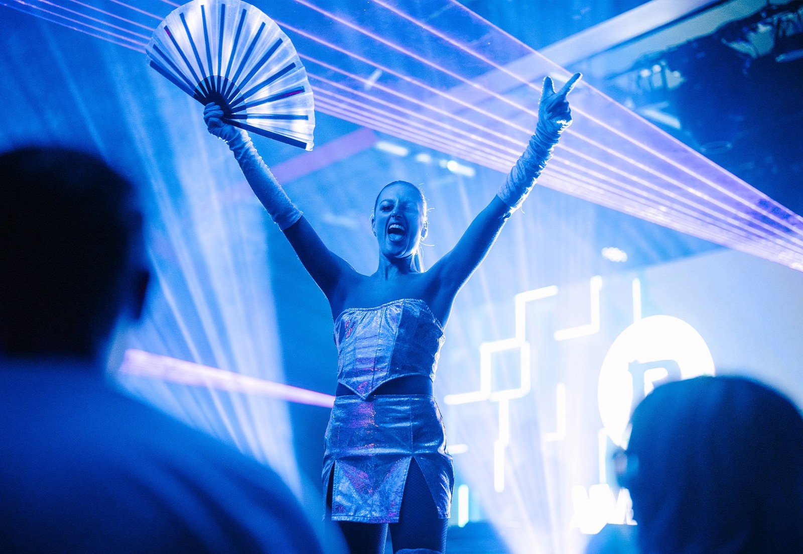 Lost in the rhythm - let the music take over.