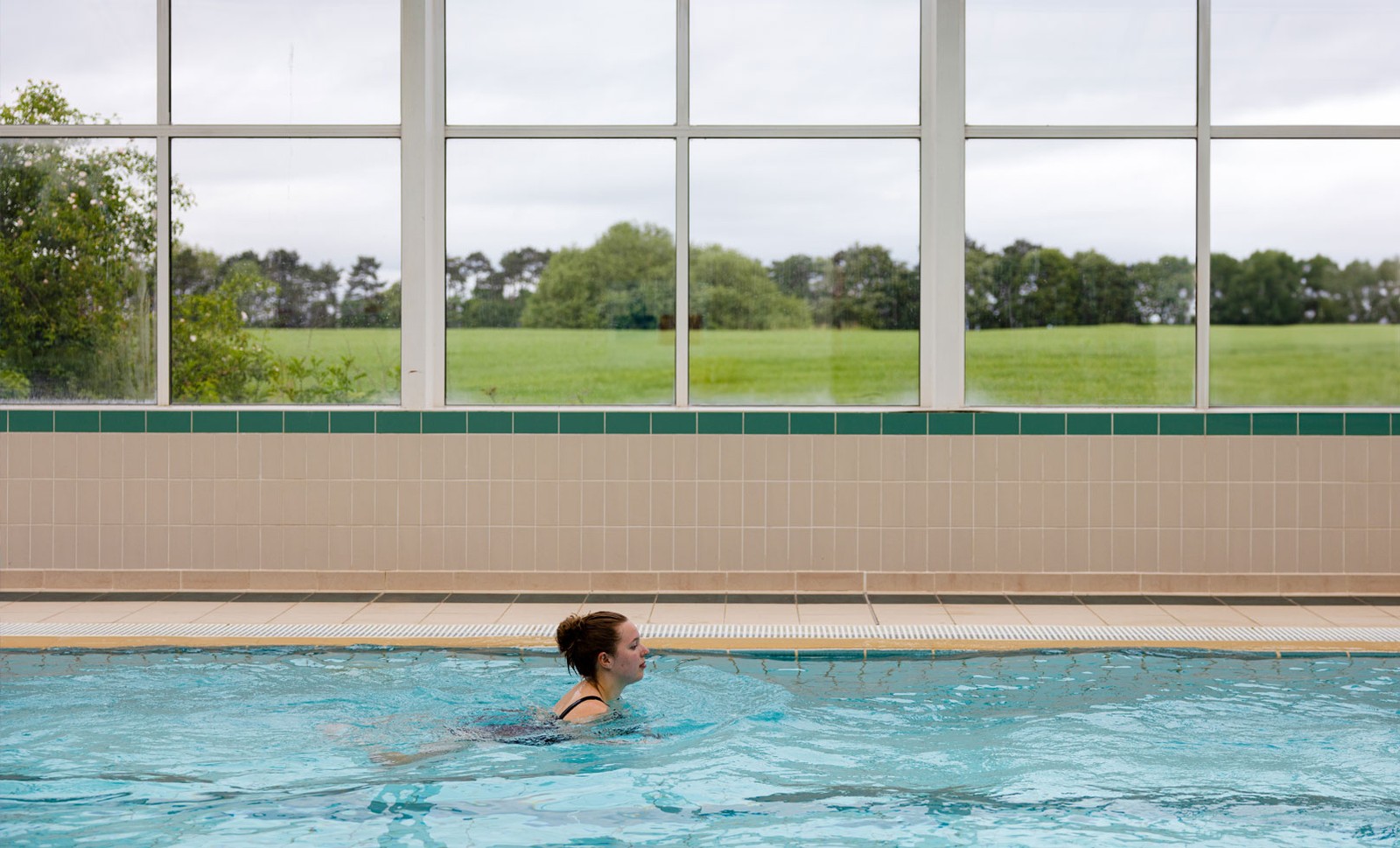 Take a refreshing dip in our indoor pool.