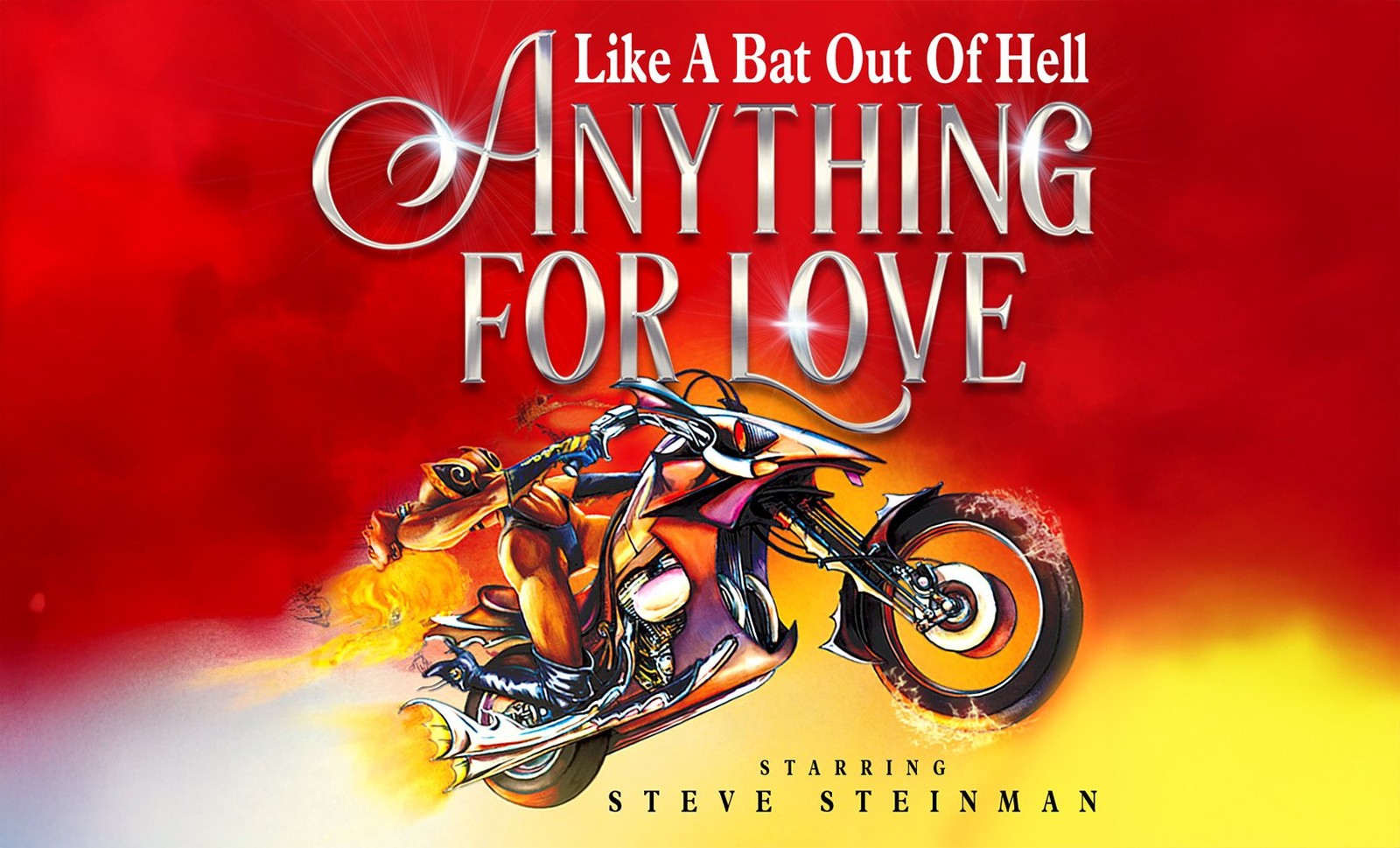 Steve Steinman's Anything for love, performing 5th June at Thoresby Hall, and 31st July at The Runnymede on Thames.