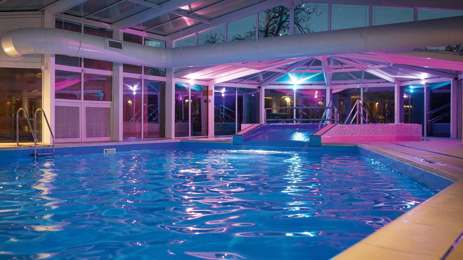 Take a refreshing dip in our large indoor pool, beautifully lit too if you prefer a relaxing evening swim.