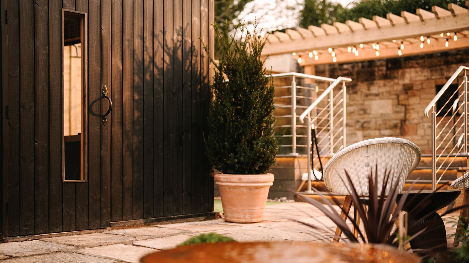 Experience the ultimate in relaxation - the Spa Garden invites you to unwind in a beautifully designed outdoor sauna.