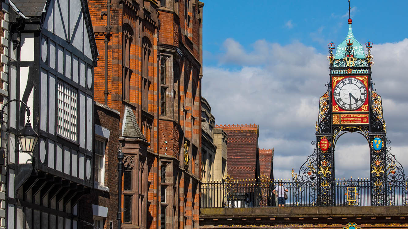 Visit nearby Chester city, where the walls have stood since medieval times. You’ll find cobbled streets, a Roman Amphitheatre, a 1000-year-old cathedral, and of course the world-famous Chester Rows for shopping, dining and drinking.