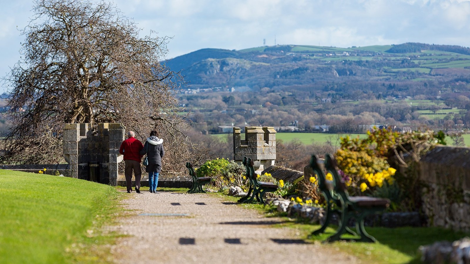 Wander the grounds of Bodelwyddan Castle and let the rolling Clwydian Hills of the Welsh countryside captivate your senses.