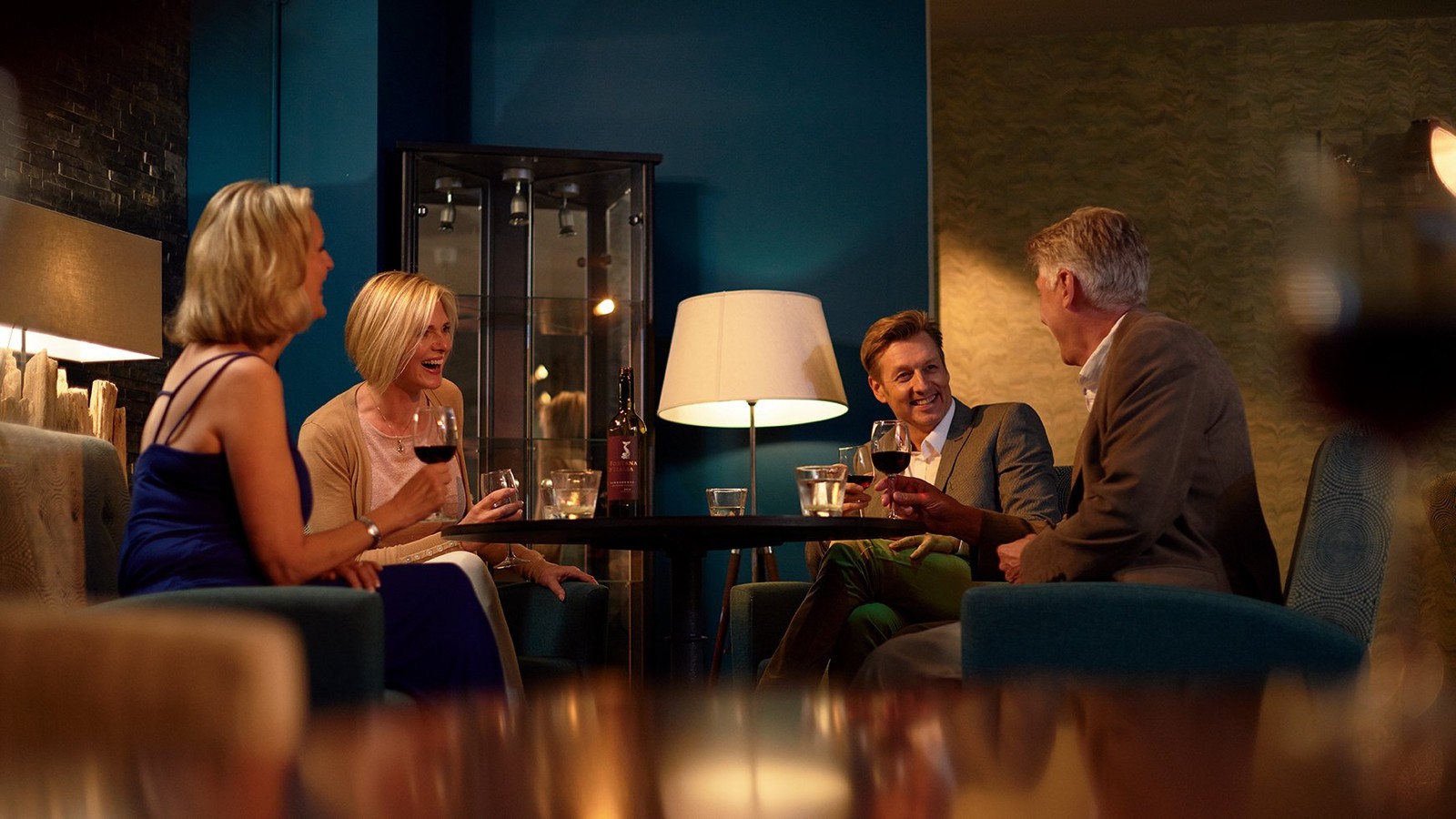 Get together in the Mulberry Lounge for a drink or two before or after the show.