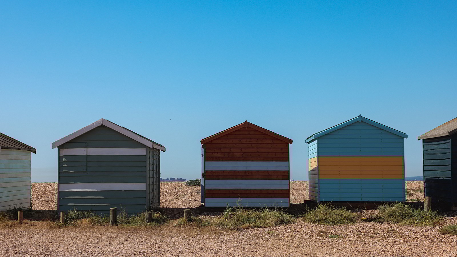 The colourful beach huts hint at Lakeside’s coastal location - a perfect spot for a relaxing seaside break.