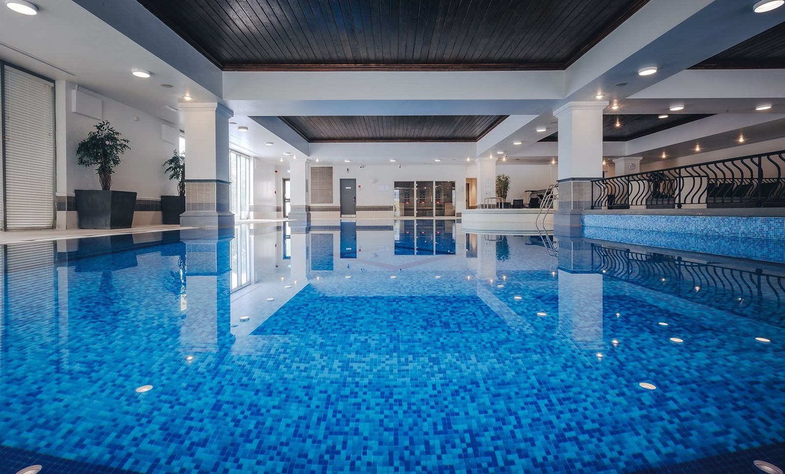 Take a gentle paddle or swim lengths with ease in our 18-metre heated pool.