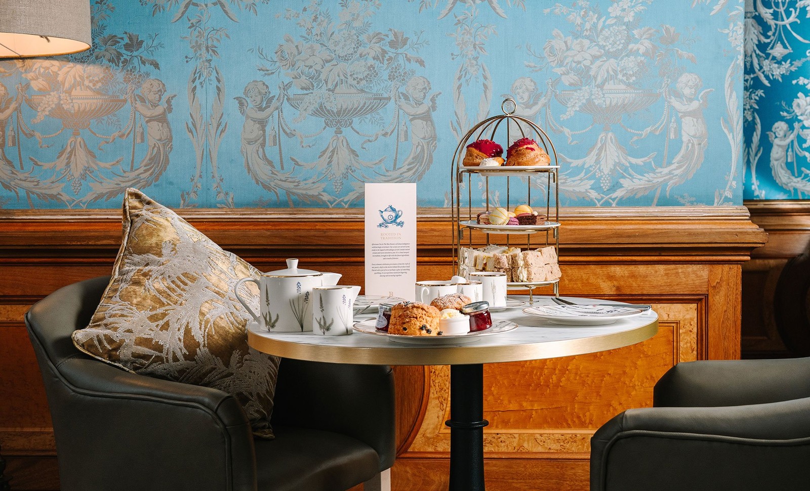 Artfully crafted and picture-perfect, afternoon tea in the Blue Room is a treat for all the senses.