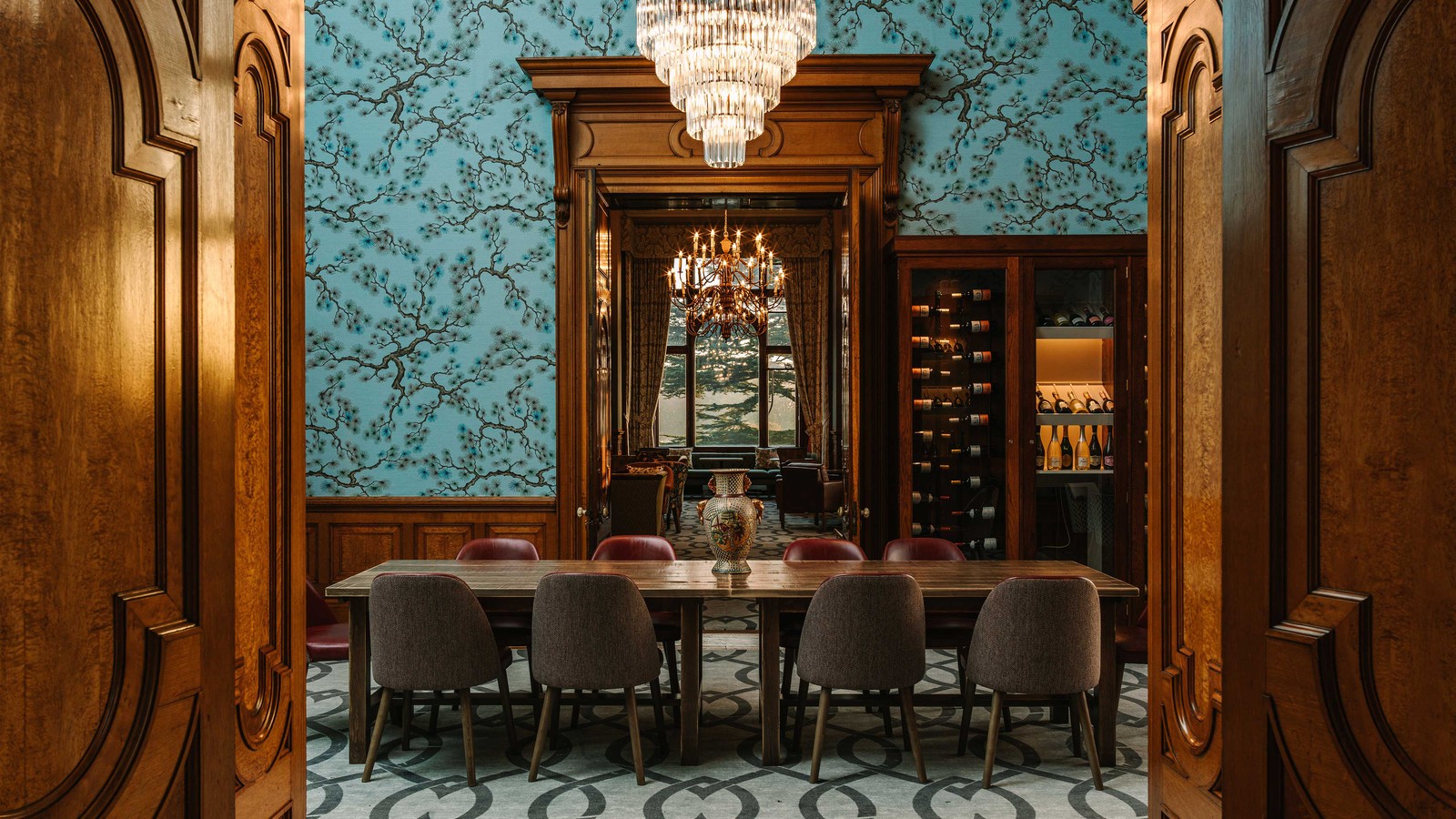 A toast to history - relax and unwind in the charm of our historic Wine Room.