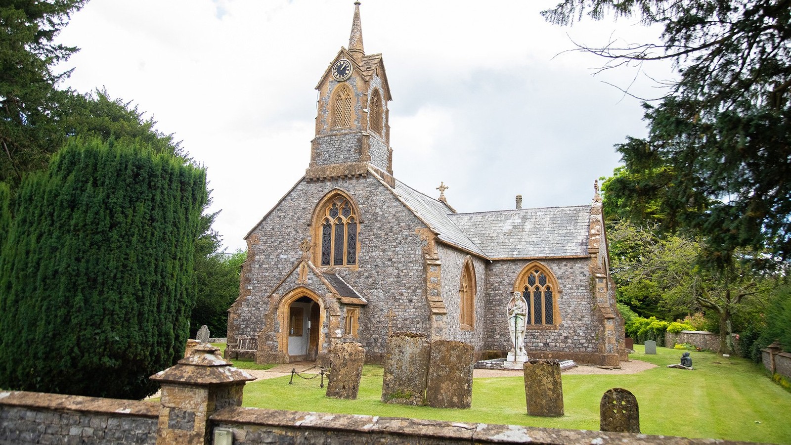 A Grade II* listed gem, the church at Cricket St. Thomas dates back to the 14th century, was rebuilt in 1868, and is still used today.