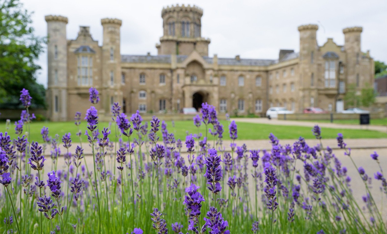 Pretty flowers and lush lawns surround Studley Castle, giving you a true sense of the Warwickshire countryside just steps from your room.
