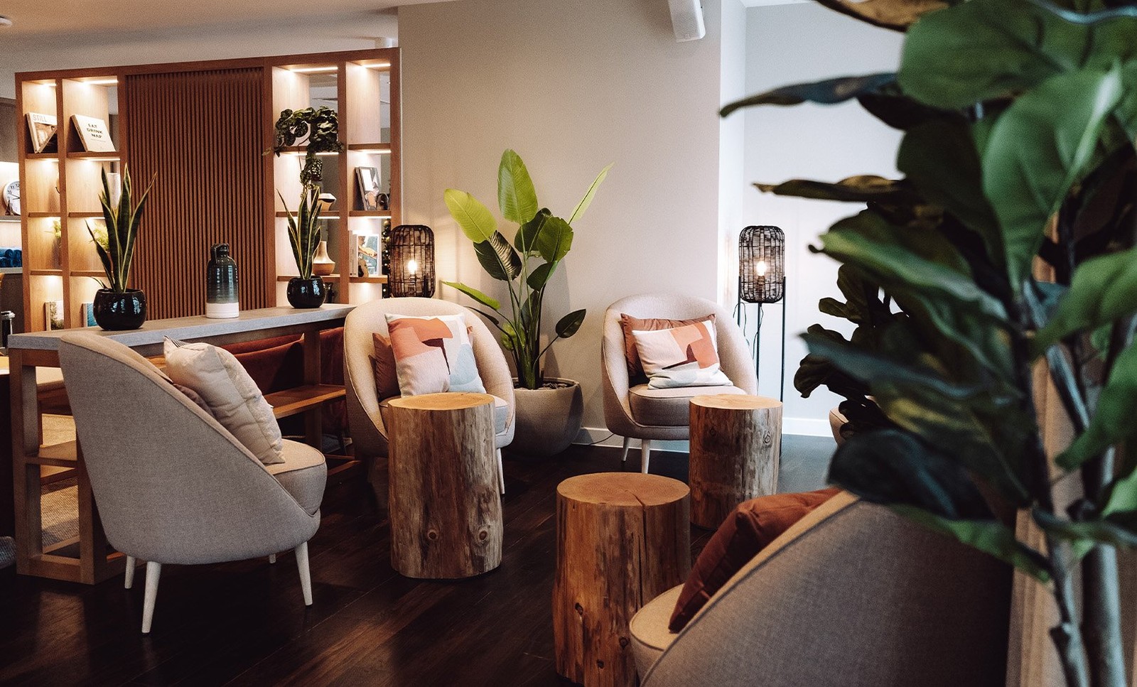 Relax and unwind in the serene ambiance of the Spa Lounge at Heythrop Park, where comfort meets elegance.