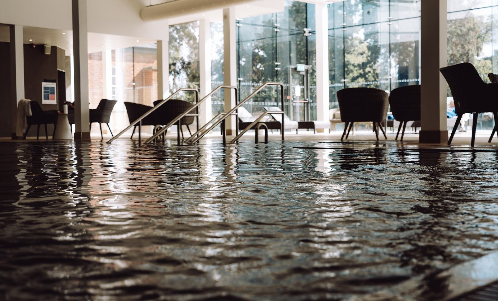 Dive into luxury in the pool at Studley Castle. With its stunning design and inviting ambiance, this is the perfect spot to relax and unwind.