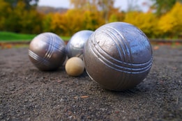 Close up of some boules