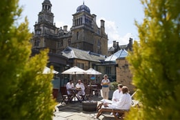 Guests enjoying a spa day experience