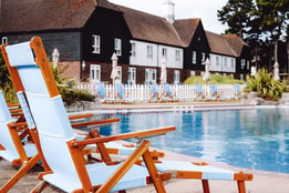 pool chairs by pool