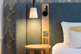 bedside table at sinah warren