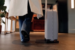 Arriving at your choosen Warner Hotel with your luggage