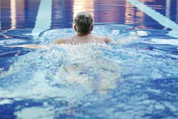 Indoor pool at Thoresby Hall