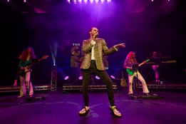 The Glam Rock Show on stage