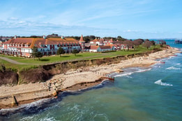 Aerial view of Bembridge Coast