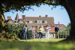 Guests playing pitch and putt at Bembridge