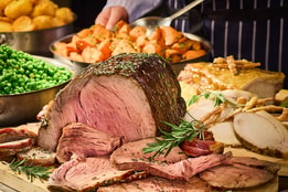 Roast beef on the carvery