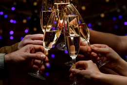Champagne cheers