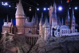 Hogwarts Castle model as displayed at the Harry Potter Studios