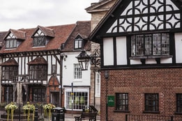 Buildings in Henley-in-Arden, Warwickshire