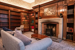The library at Nidd Hall