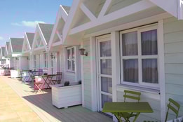 Clifftop lodges at Corton