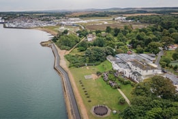 Drone shot of Norton Grange from above