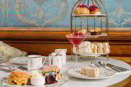 Afternoon tea at Thoresby Hall