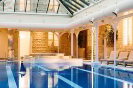 Indoor pool at Thoresby Hall