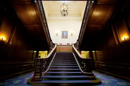 Main stairs at Holme Lacy