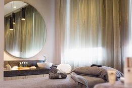 Treatment room in the Stables Spa at Studley Castle