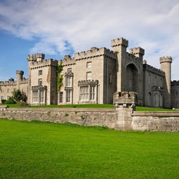 Rear view of Bodelwyddan Castle