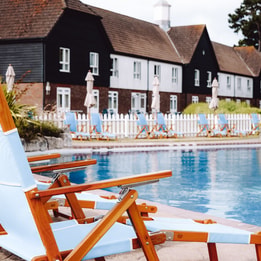 pool chairs by pool