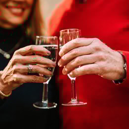 Enjoy a welcome drink when you arrive for your festive break at a Warner Hotel