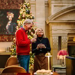 Enjoy a welcome drink and light snack when you arrive for your festive break at a Warner Hotel