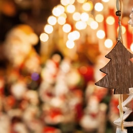 festive xmas tree decoration