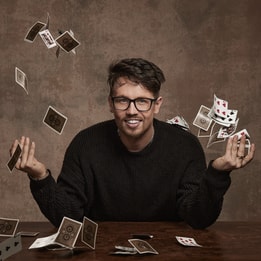 james phelan with cards
