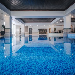View of a pool in a spa