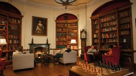 The library at Littlecote House