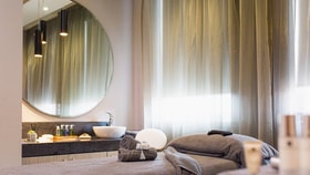 Treatment room in the Stables Spa at Studley Castle