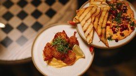 Small plates for lunch at Warner Hotels