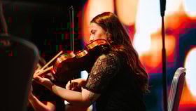 String quartet player