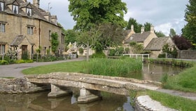 Bourton on water int he Cotswolds